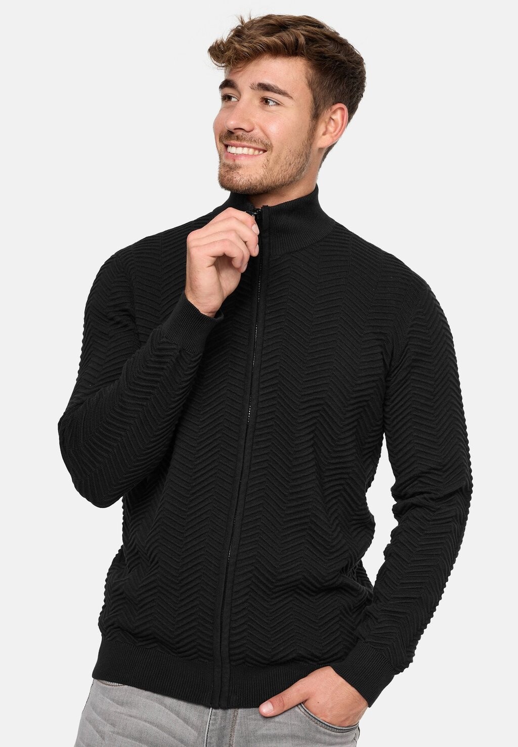 

Кардиган LEXSON INDICODE JEANS, цвет black