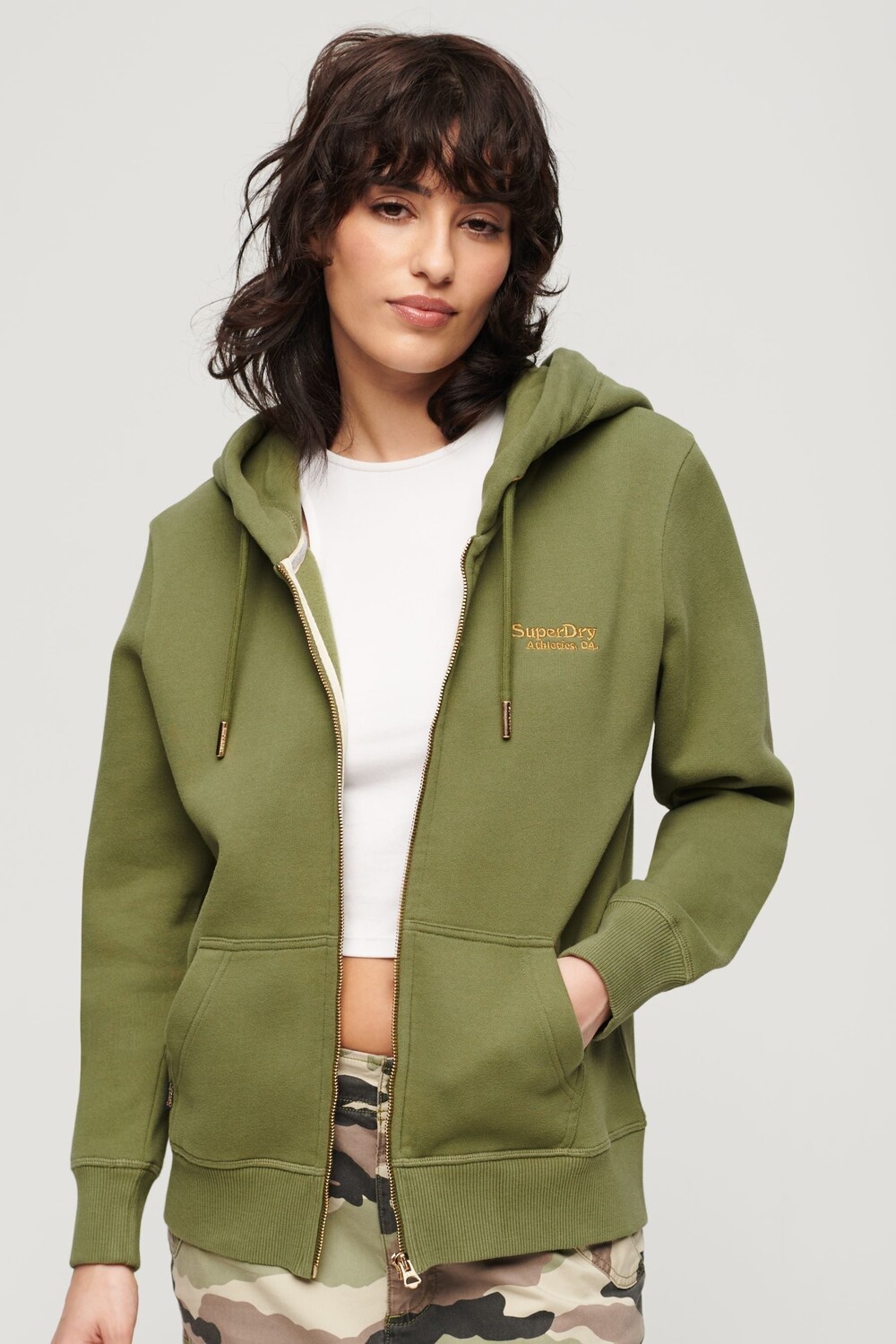 

Толстовка Essential с логотипом Superdry, бежевый