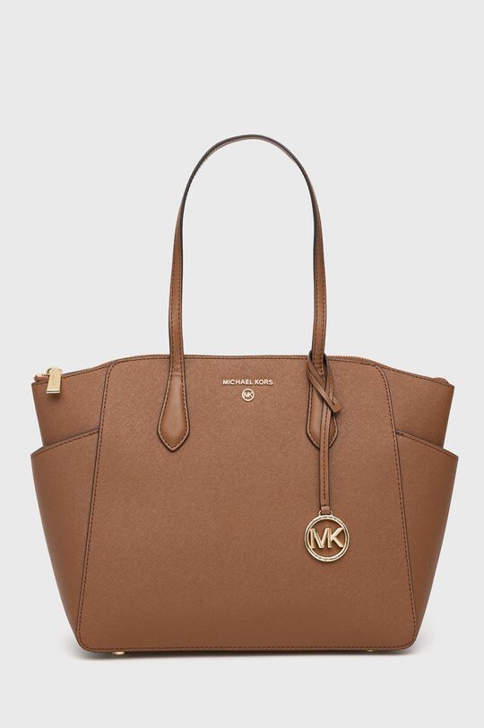 Кожаная сумка Marilyn 30S2G6AT2L MICHAEL Michael Kors, коричневый