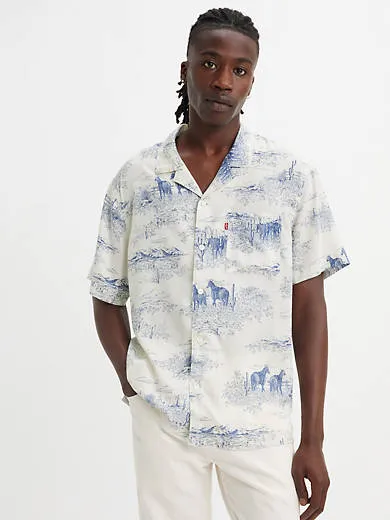 

Рубашка для лагеря на закате Levi's, синий