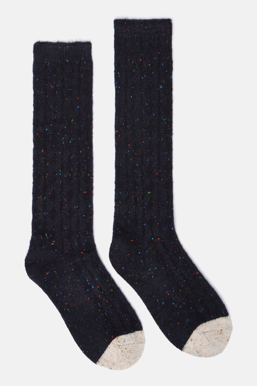 

Женские носки с косичной вязкой (размер 4 8) Joules, синий