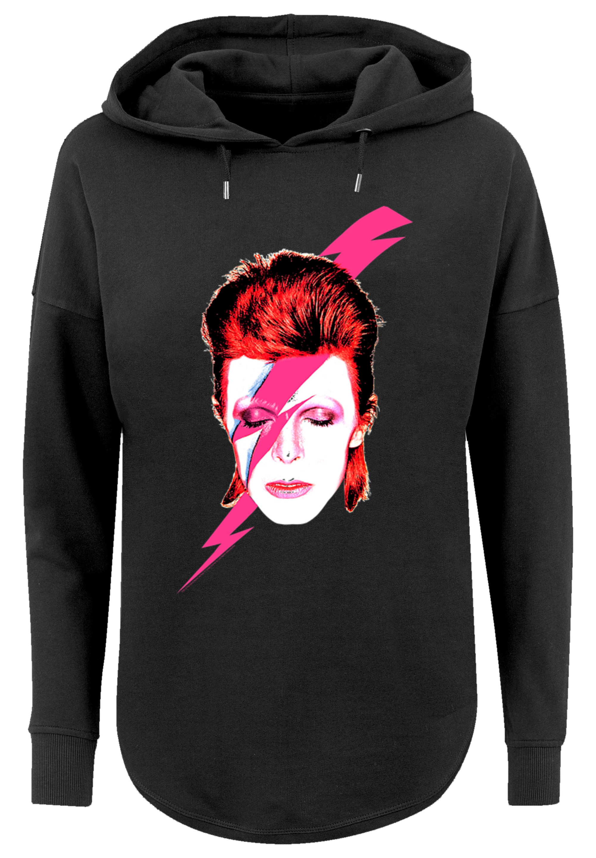 

Свитер F4NT4STIC Oversized Hoodie David Bowie Aladdin Sane Lightning Bolt, черный