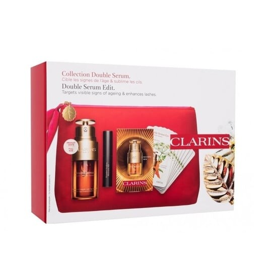 

Подарочный набор косметики по уходу за лицом, 10 шт. Clarins, Double Serum Edit