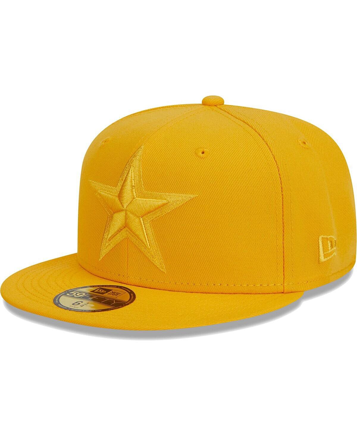 

Мужская золотистая шляпа Dallas Cowboys Color Pack 59FIFTY с приталенной шляпой New Era