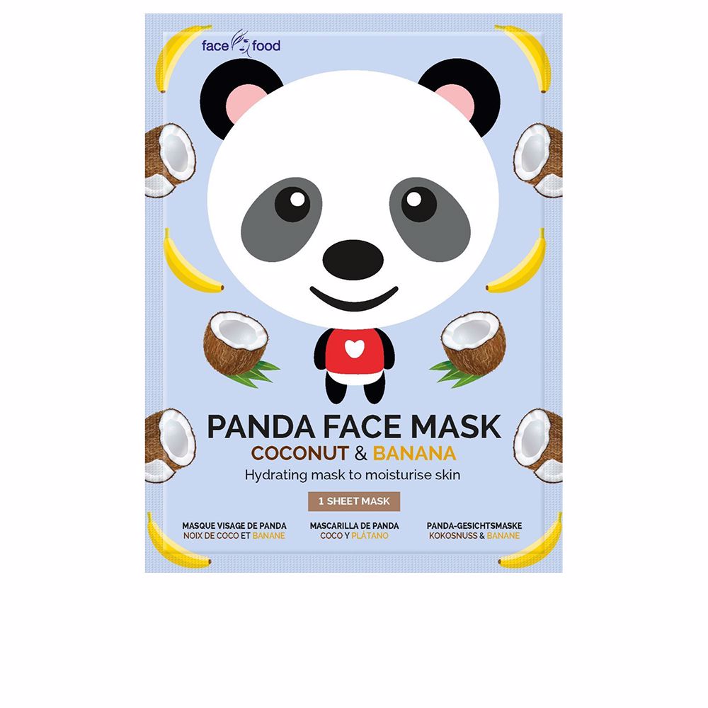 Маска для лица Animal panda face mask 7th heaven, 1 шт маска для лица barbie pink chocolate clay mask 7th heaven 10 мл