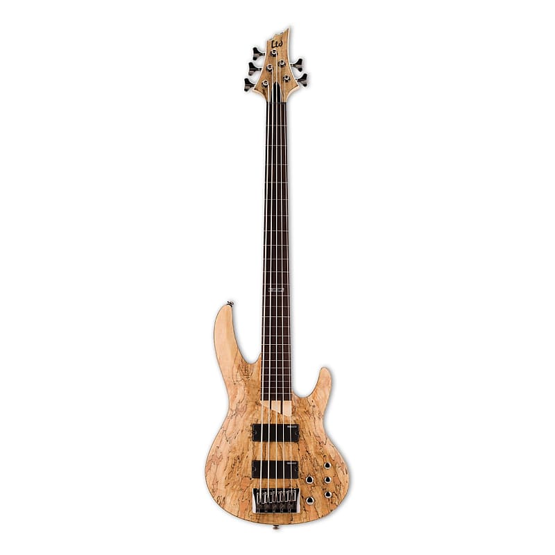 Басс гитара ESP LTD B-205SM 5-string Electric Bass Spalted Maple Satin Natural