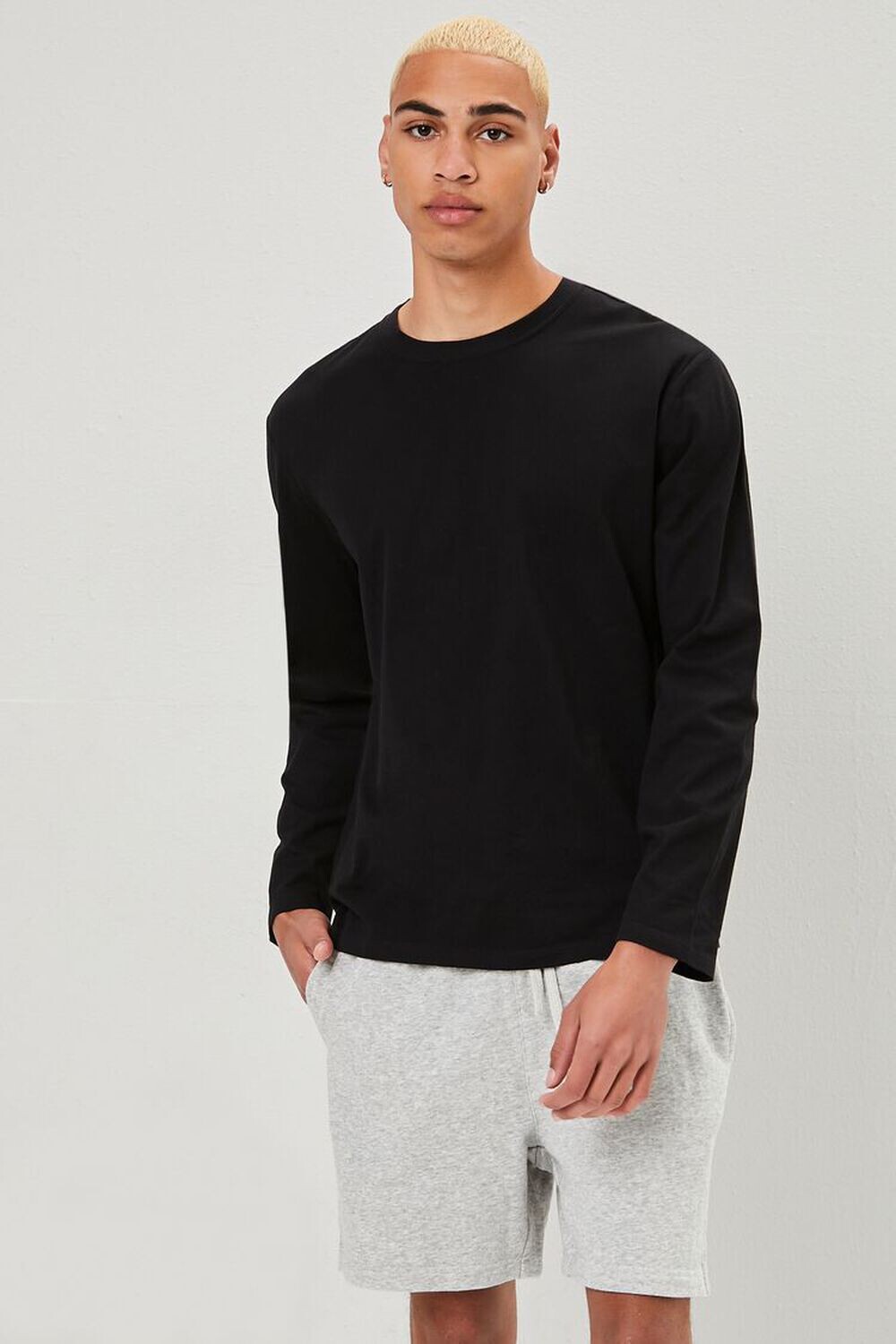 

Базовые шорты на шнурке Forever 21, серый