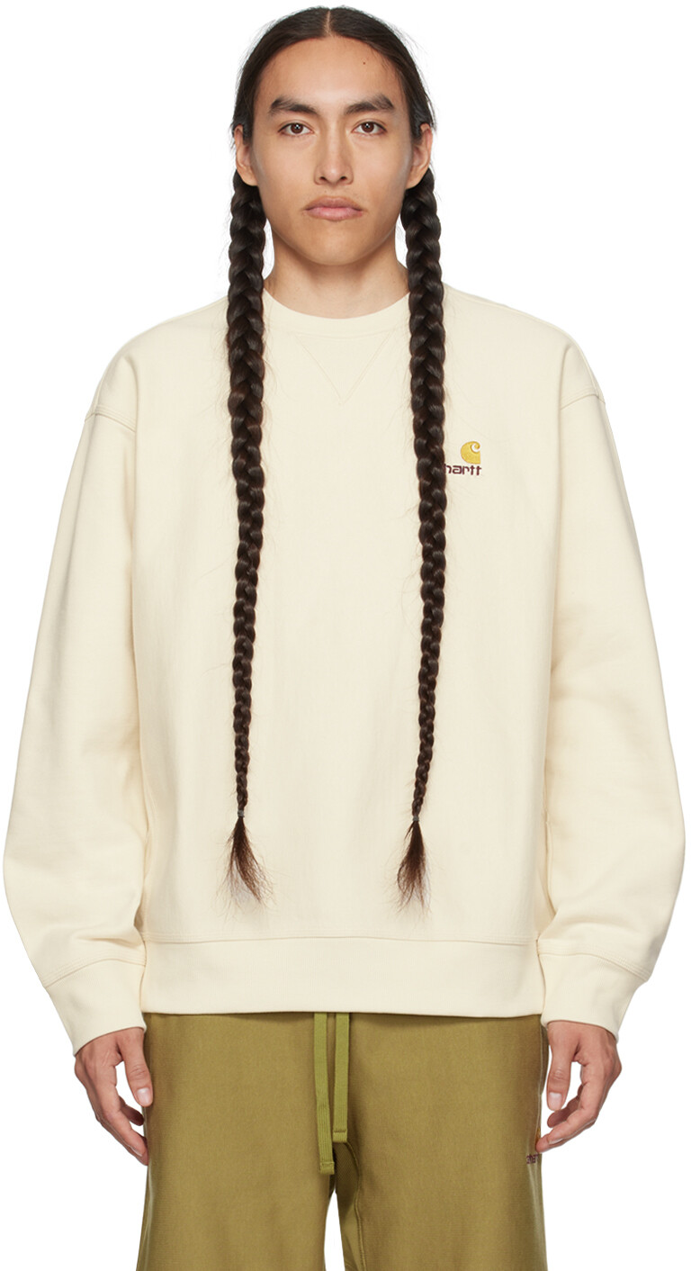 

Белая толстовка Carhartt Work In Progress с американским рисунком, Белый