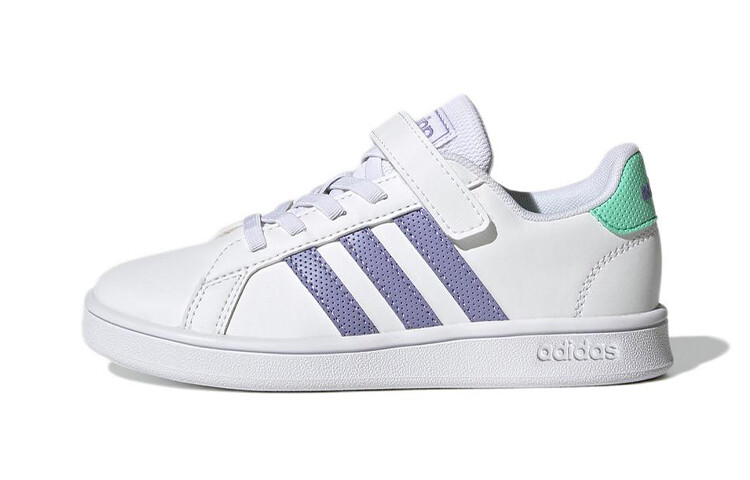 

GRAND COURT Детские кроссовки для скейтбординга PS Low-top Белые/фиолетовые Adidas Neo