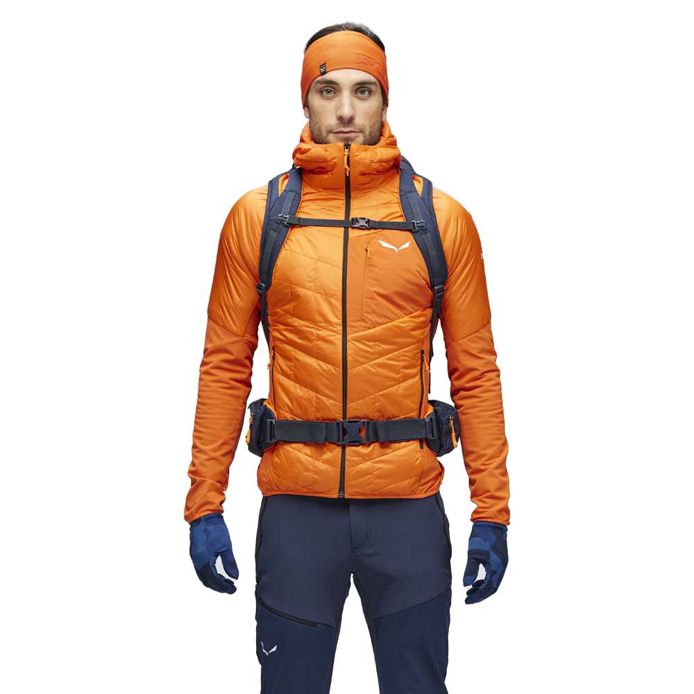 Куртка Salewa Ortles Hybrid Tirol Wool Celliant, оранжевый tirol