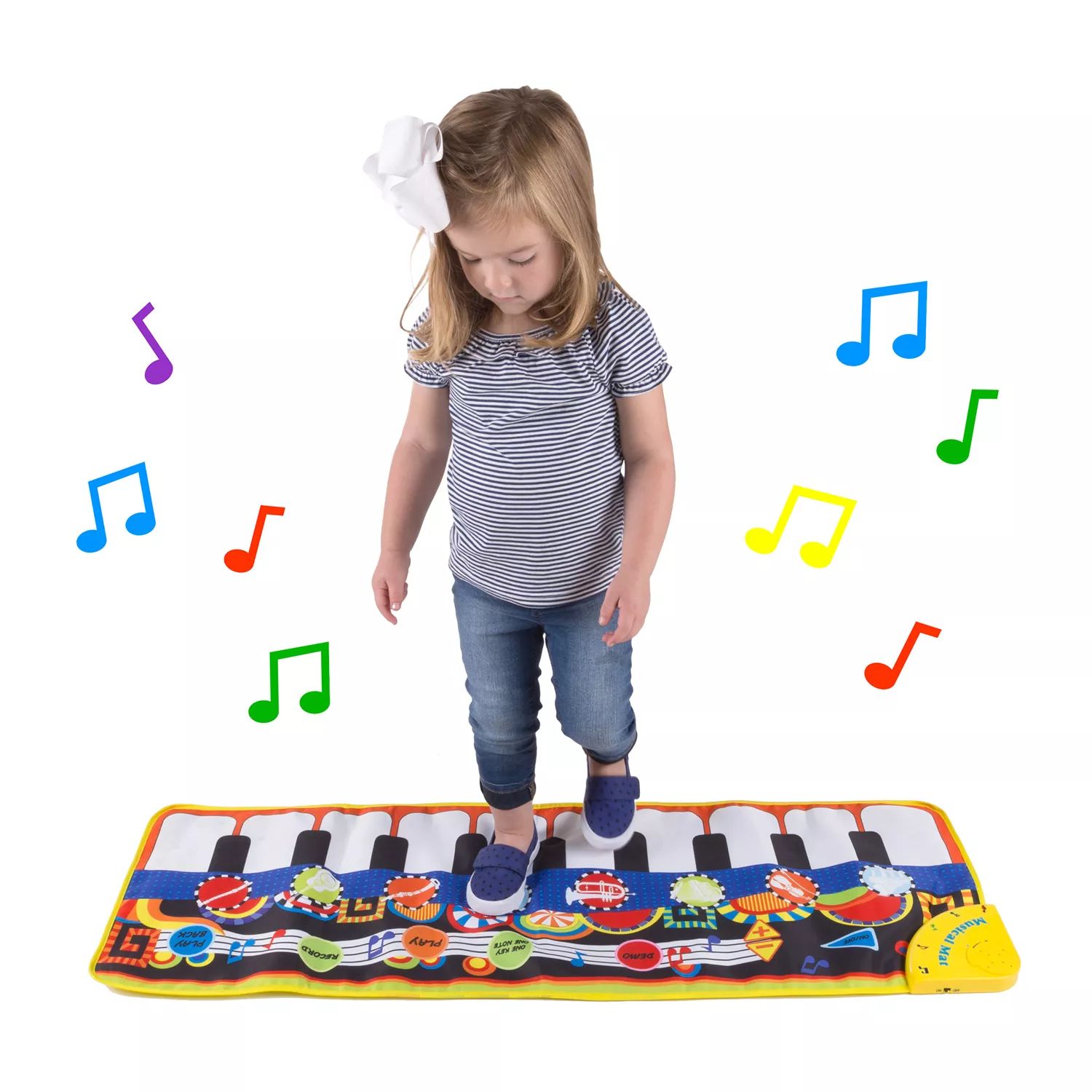Привет! Играть! Детский коврик для фортепиано Hey! Play! привет играть детская игрушечная скрипка с 4 регулируемыми струнами и смычком hey play