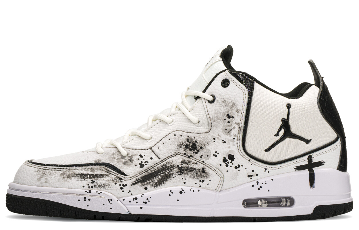 

Кроссовки Jordan Courtside 23 Vintage Basketball Shoes Men Mid-top Black/white, черный/белый