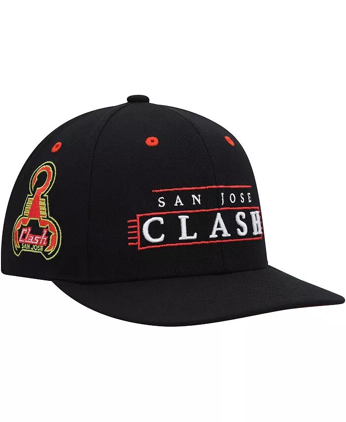 

Черная мужская кепка San Jose Clash LOFI Pro Snapback Mitchell & Ness, черный