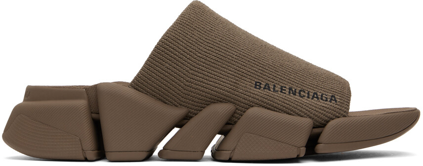 

Шлепанцы Balenciaga Taupe Speed ​​2.0