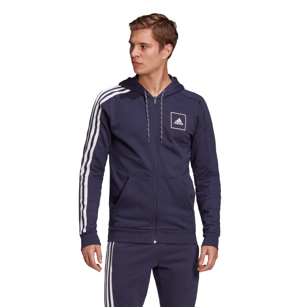 

Худи adidas Sportswear 1 Stripes Tape, синий