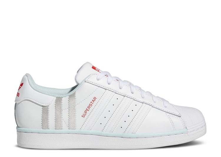 

Кроссовки Adidas SUPERSTAR 'WHITE ALMOST BLUE', белый