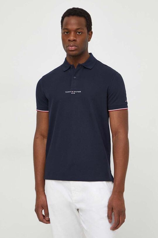 

Поло Tommy Hilfiger, темно-синий