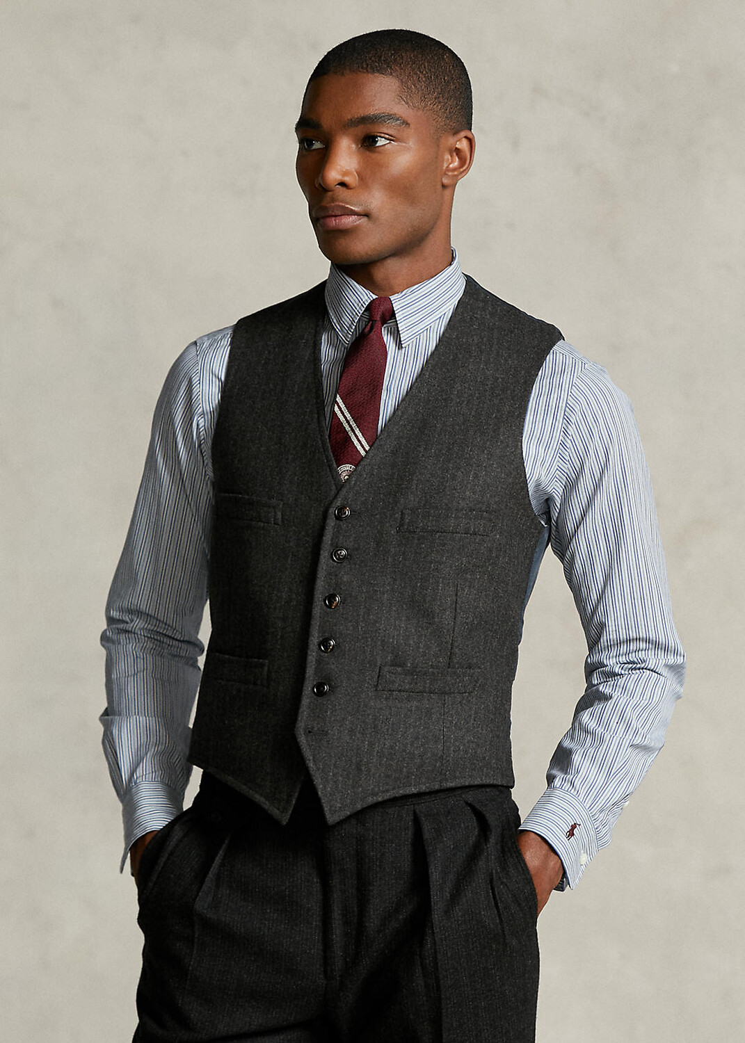 

Полосатый жилет The Morehouse Collection