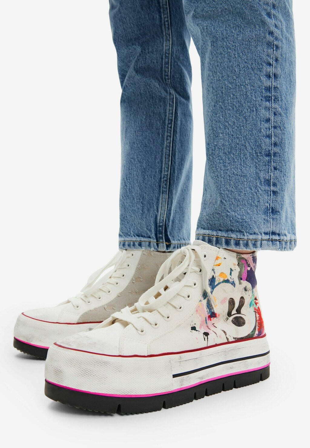 

Высокие кроссовки Desigual, белый