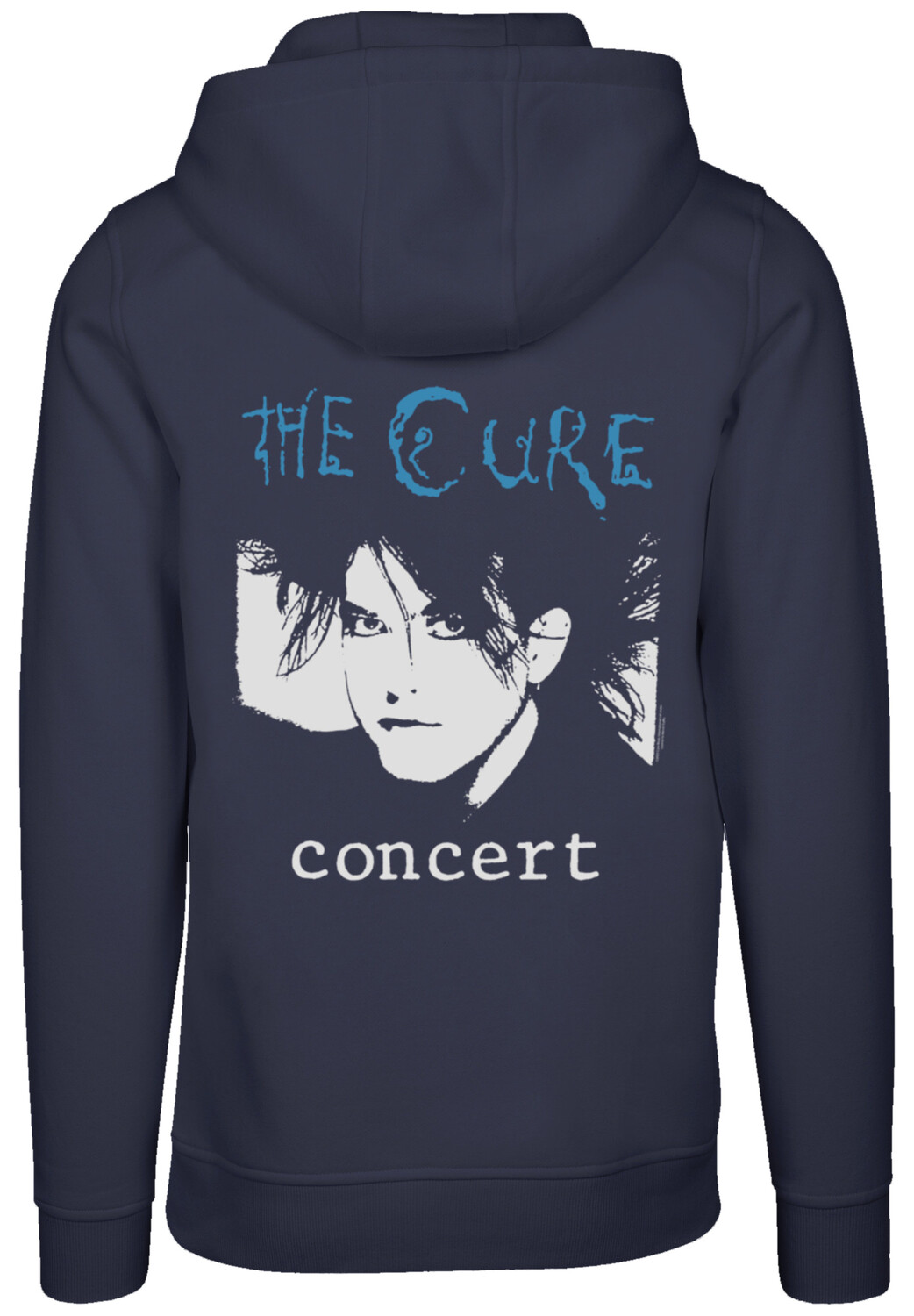 

Пуловер F4NT4STIC Hoodie The Cure Rock Music Band Robert Illustration, темно синий
