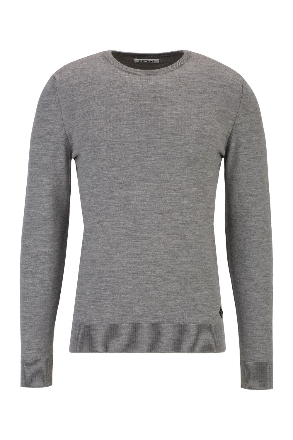 

Пуловер Replay Hyperflex Merino 14 Gg, серый
