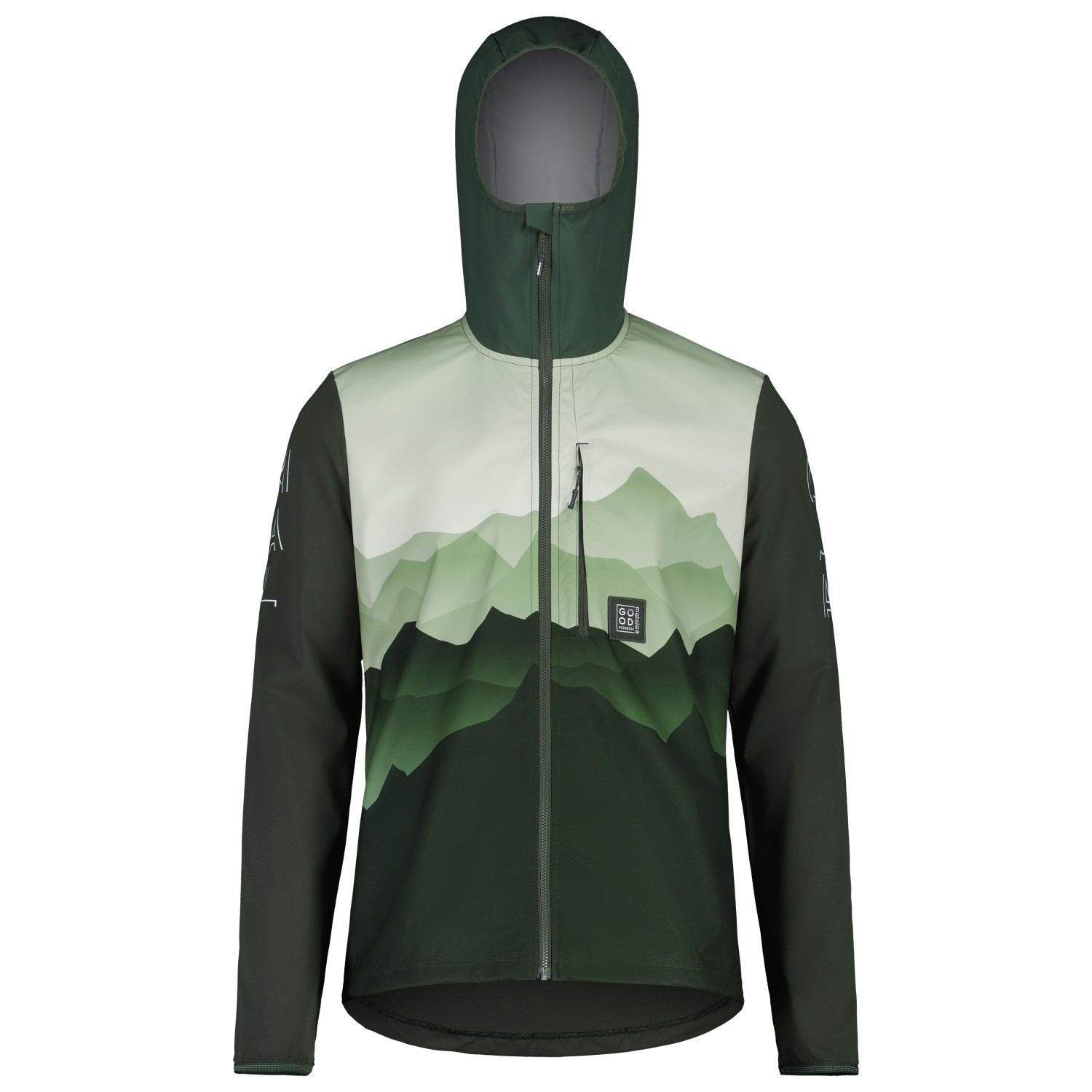 Куртка из софтшелла Maloja BeifussM Printed, цвет Deep Forest Mountain Range