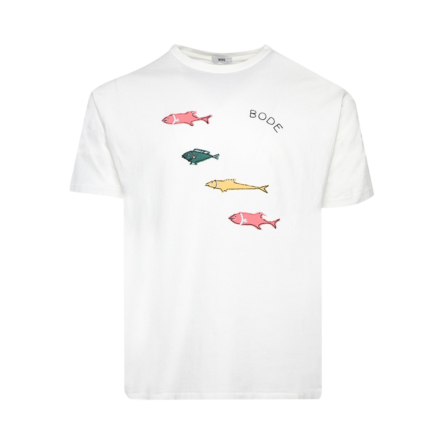 

Футболка Bode Fish, кремовая, Бежевый