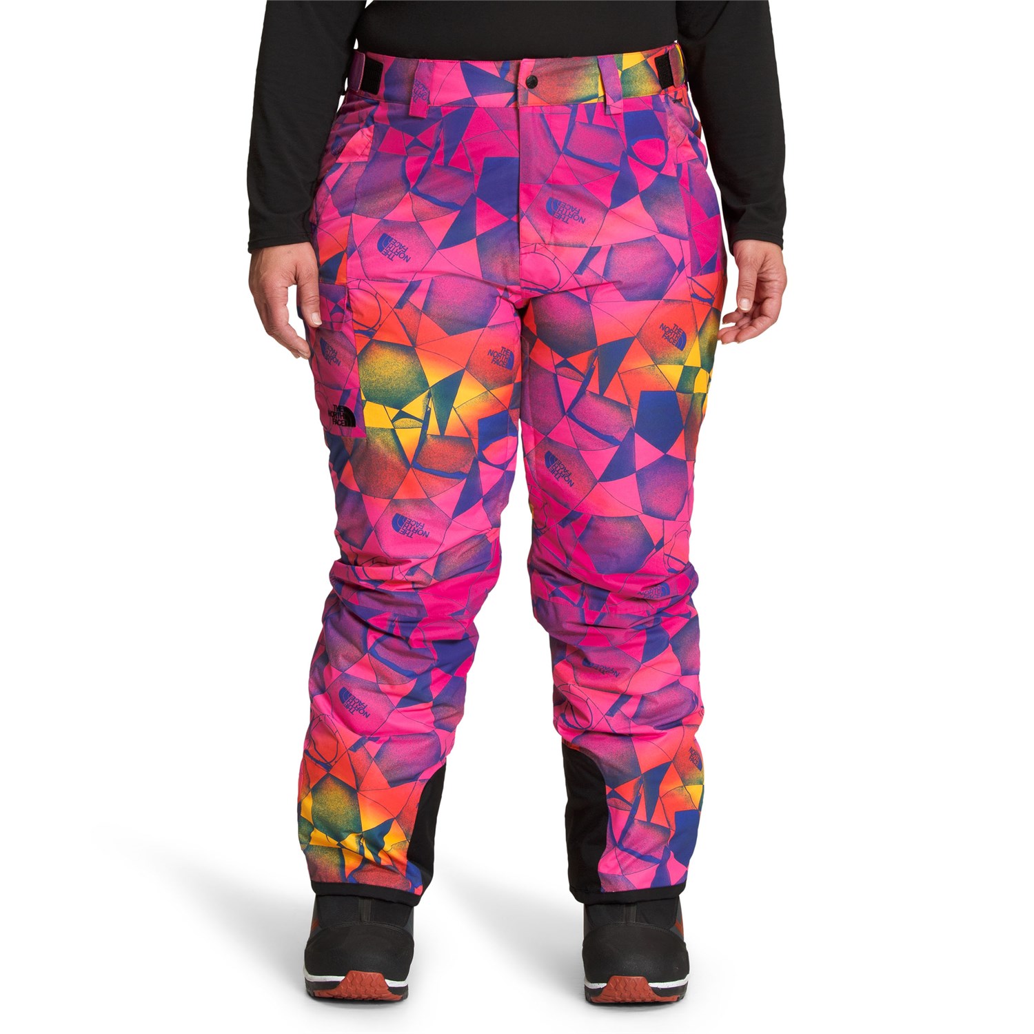 Брюки The North Face Freedom Insulated Plus Tall, цвет Mr. Pink Expedition Print горнолыжные брюки the north face freedom insulated plus tall цвет dark sage