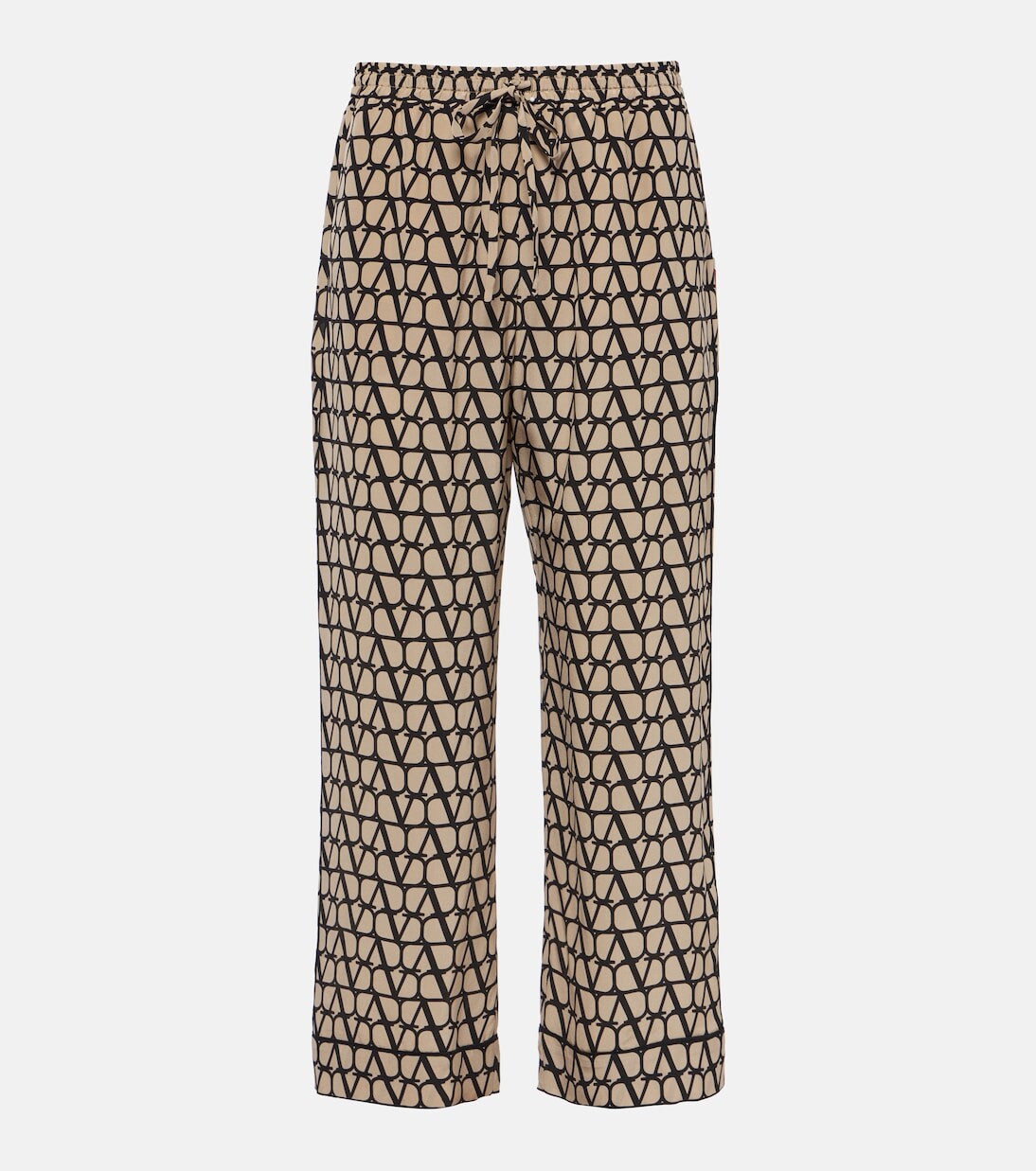 

Прямые брюки из шелка toile iconographe Valentino, мультиколор