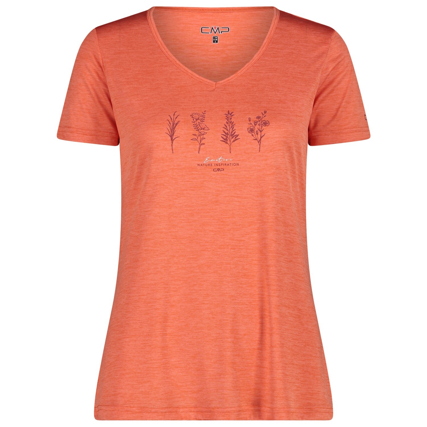 

Функциональная рубашка Cmp Women's Light Melange T Shirt, цвет Bitter Melange