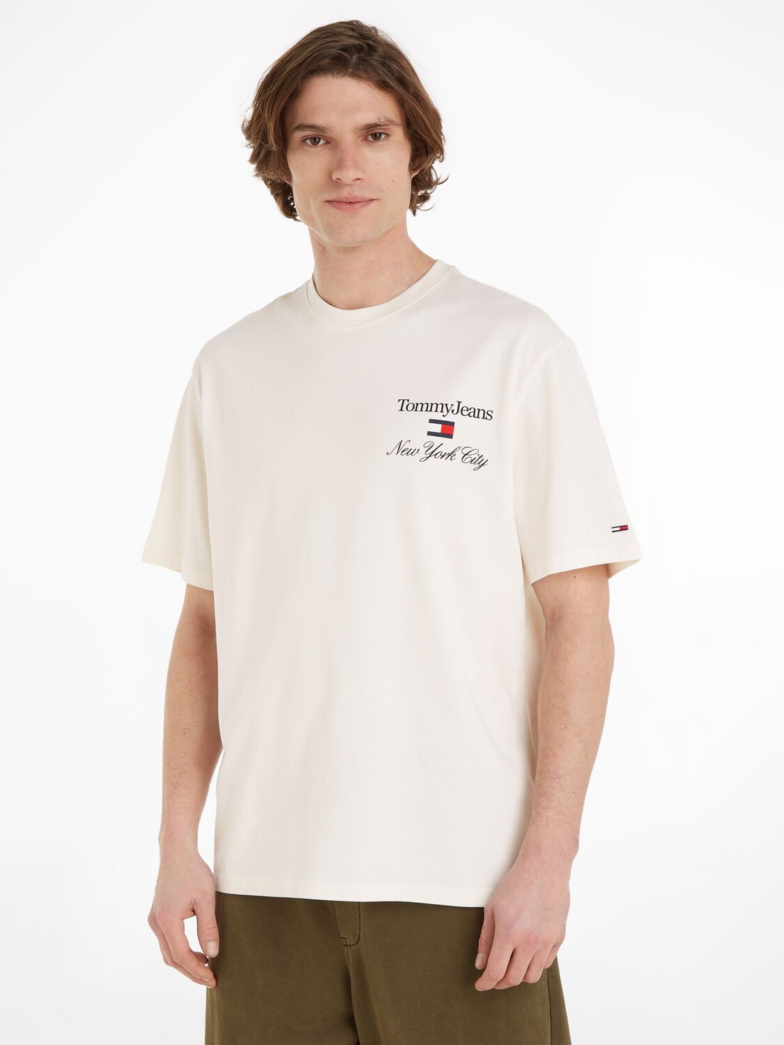 

Свободная спортивная футболка Tommy Jeans Tommy Hilfiger, белый