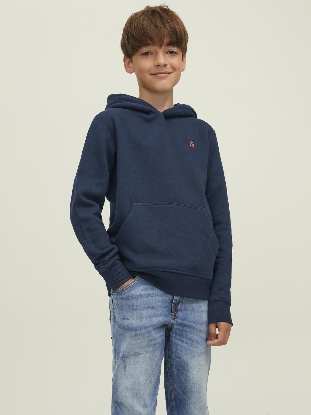 

Толстовка JJESTAR ROOF HOOD Jack & Jones Junior, темно-синий