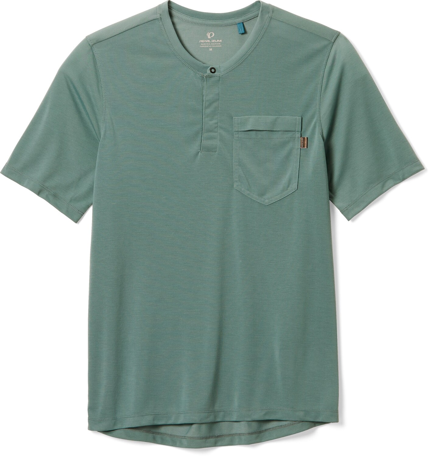 

Велосипедная майка Rove Tech Henley — мужская PEARL iZUMi, зеленый