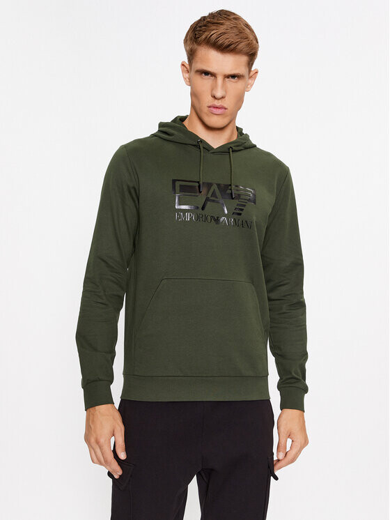 

Толстовка обычного кроя Ea7 Emporio Armani, зеленый