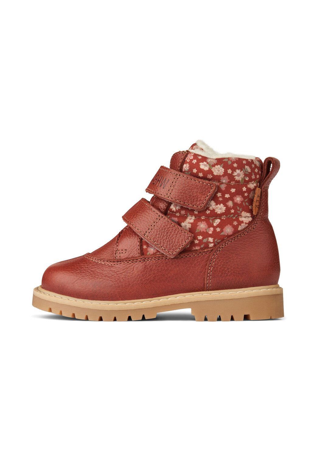 

Ботинки Wheat Winterschuhe Moon Velcro Tex Print, красный
