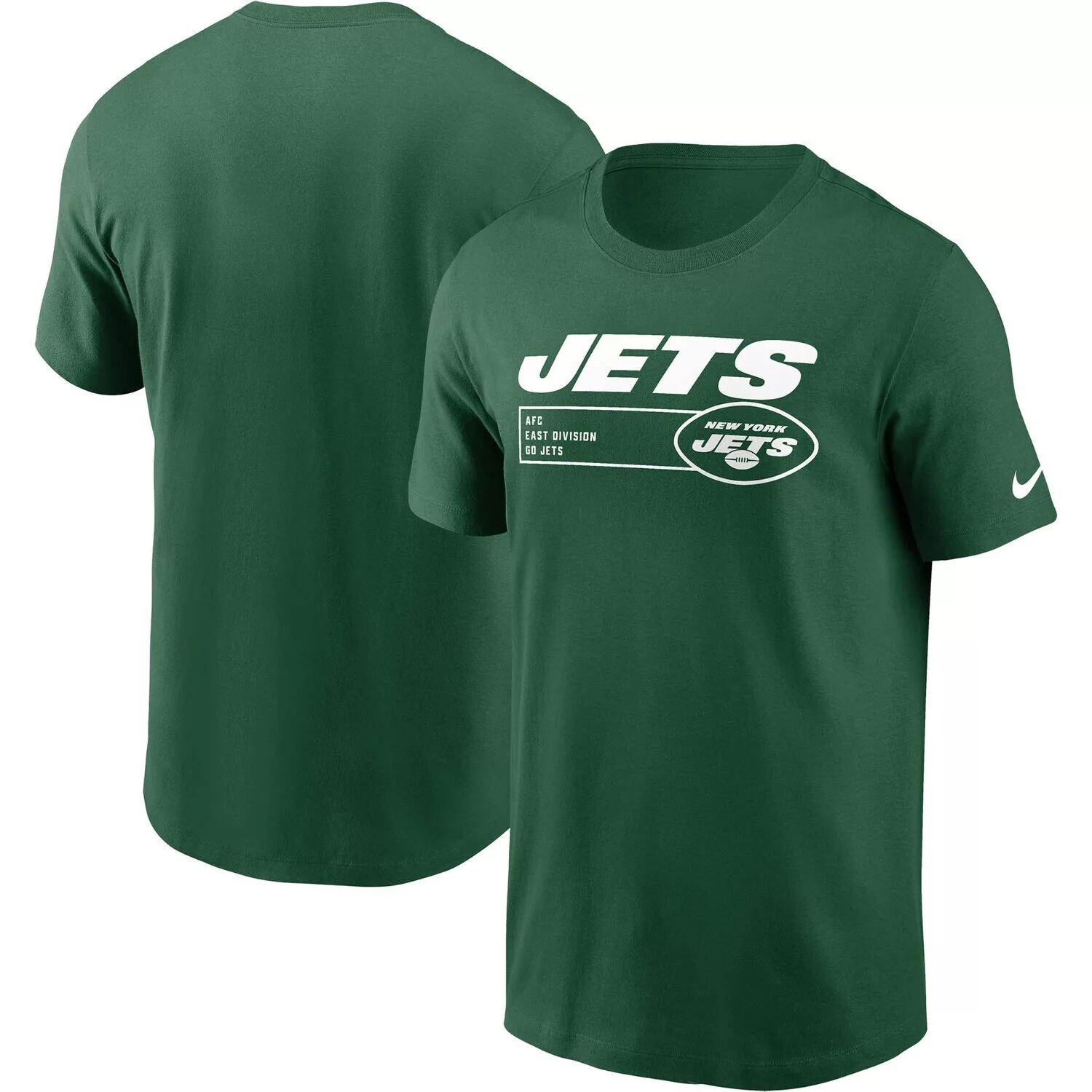 

Мужская зеленая футболка New York Jets Division Essential Nike, Зеленый