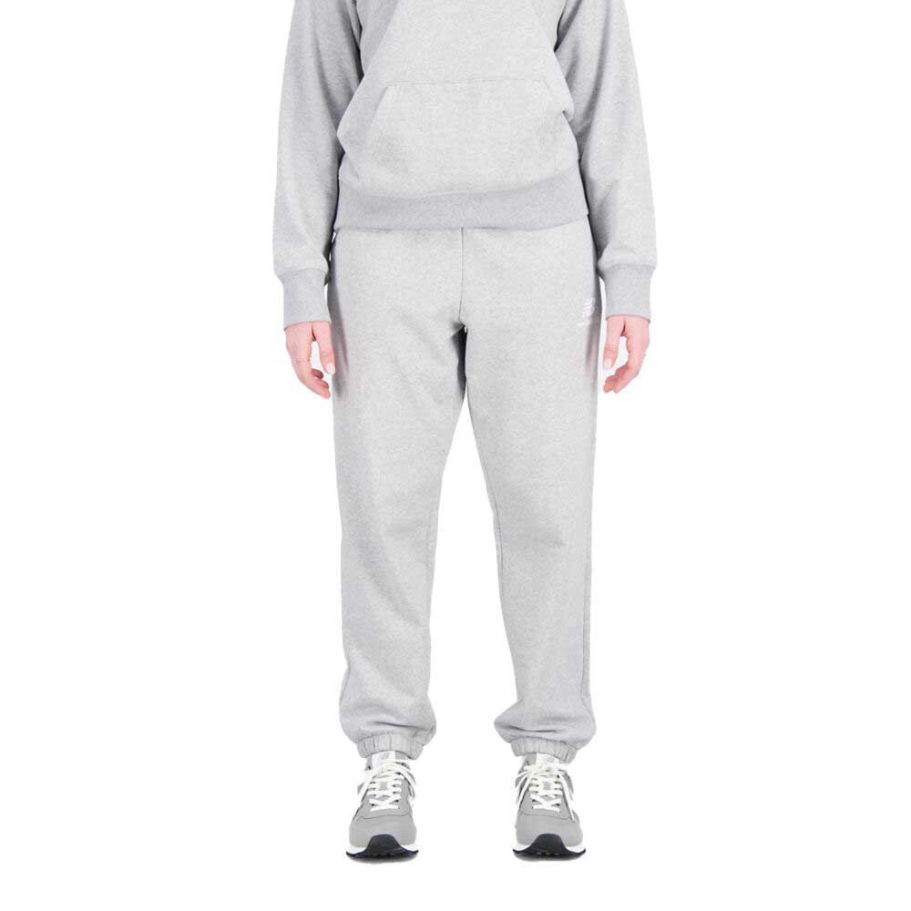 

Брюки New Balance Essentials Stacked Logo French Terry, белый
