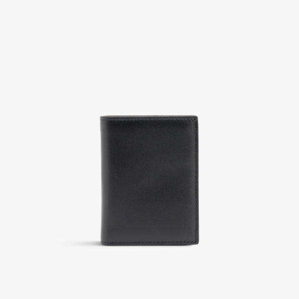 цена Классический кожаный кошелек, складывающийся в два раза Comme des Garçons, цвет polka dot print