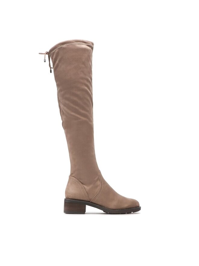 

Сапоги Overknees Tamaris, бежевый
