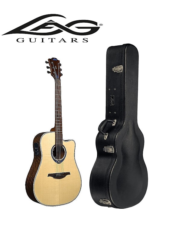 цена Акустическая гитара Lag THV20DCE Hyvibe 20 Tramontane Smart Khaya Mahogany Neck 6-String Acoustic-Electric Guitar w/Hard Case