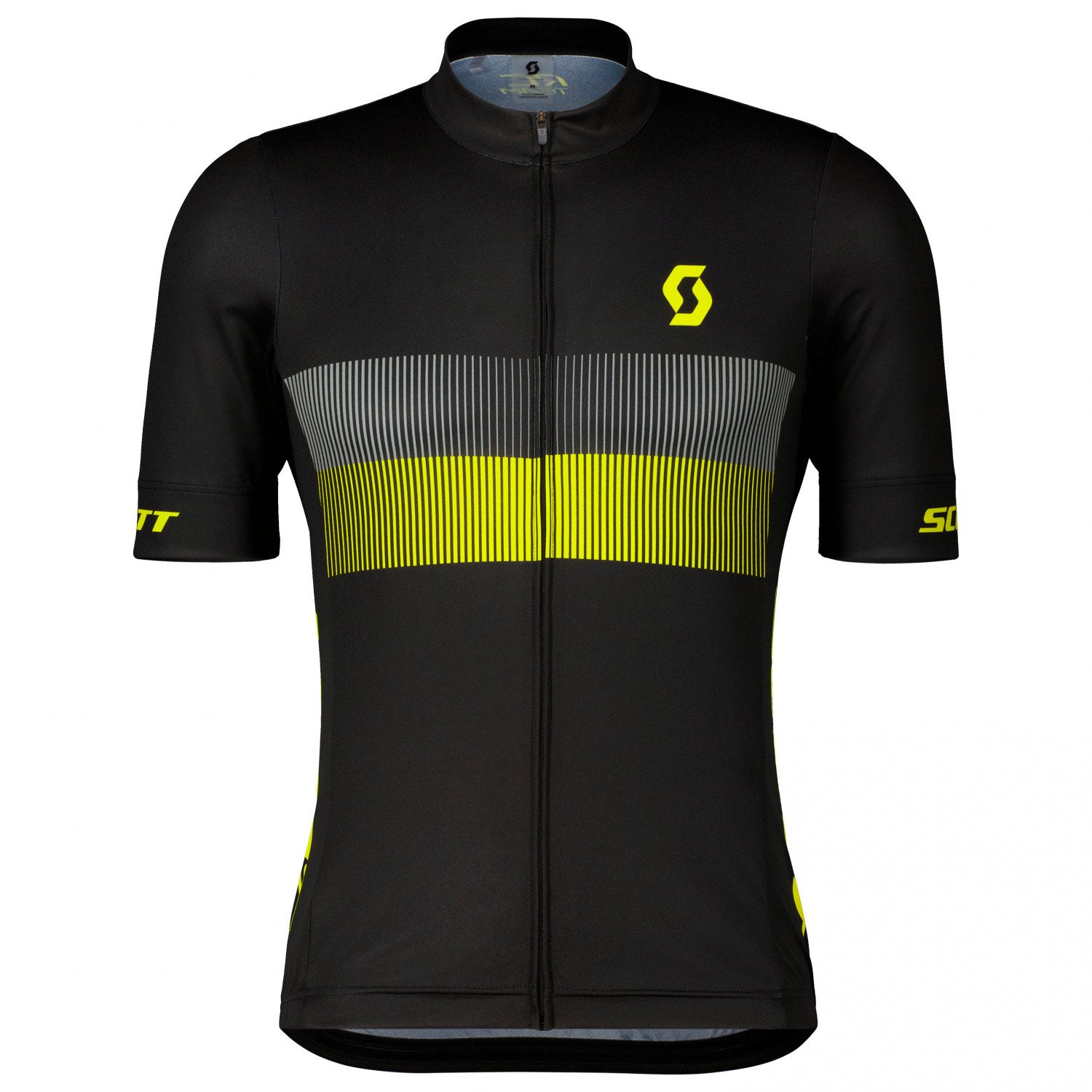 Велосипедный трикотаж Scott RC Team 10 S/S, цвет Black/Sulphur Yellow