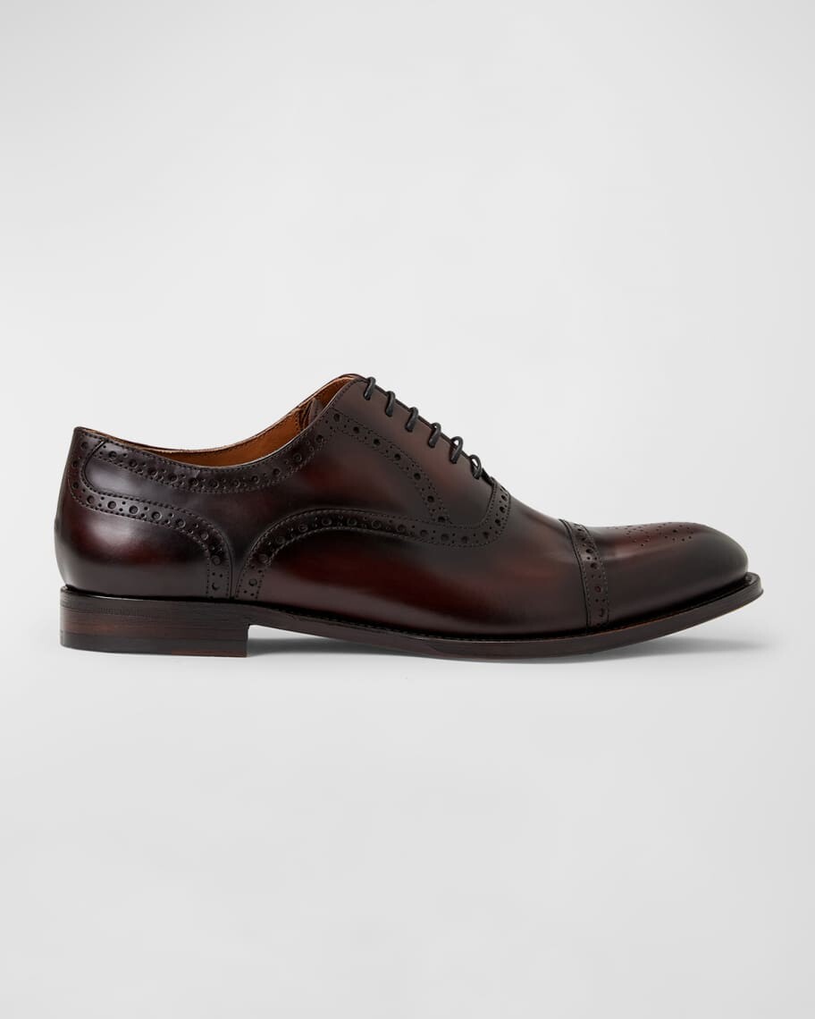 

Мужские кожаные оксфорды Jack Cap-Toe Brogue Bruno Magli Collezione