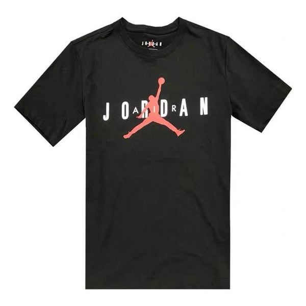 Футболка Men's Nike Logo Printing Pattern Round Neck Pullover Short Sleeve Black T-Shirt, черный