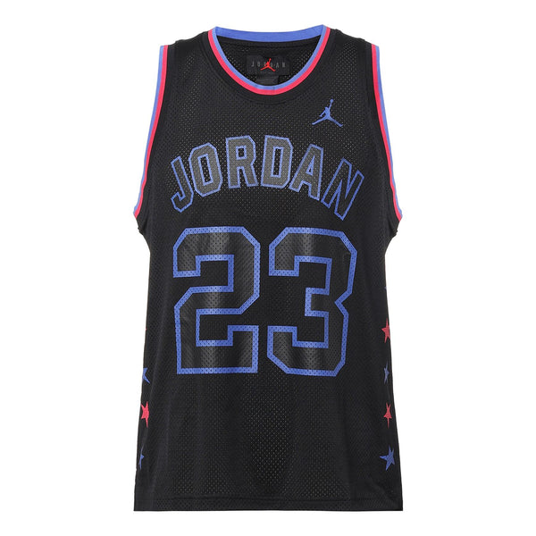 Майка Air Jordan Basketball Training Sports Vest Black, черный баскетбольная майка adidas knitted basketball training running vest men черный белый