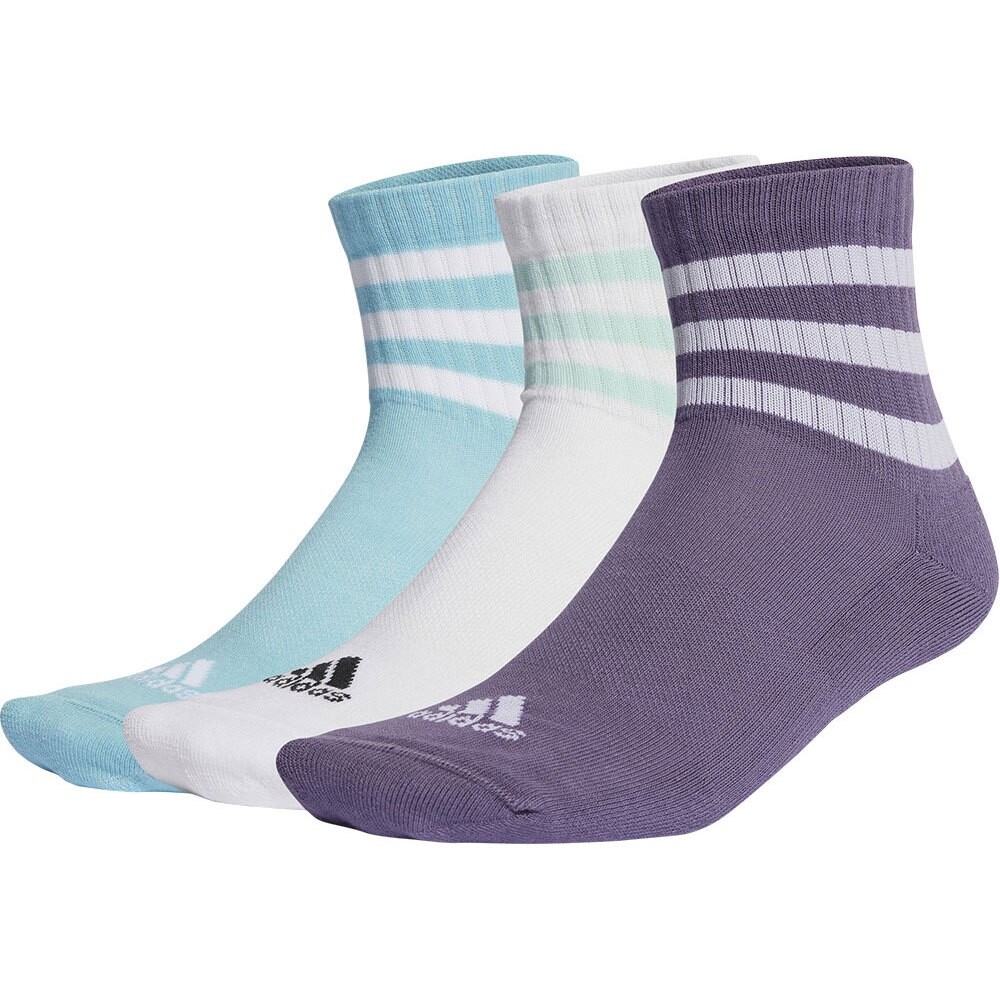 

Носки adidas 3 Stripes Cushioned Sportswear Mid Cut 3 шт, белый