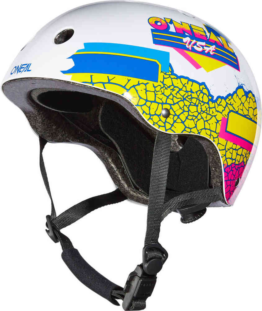 Велосипедный шлем с грязевой крышкой и треском Oneal