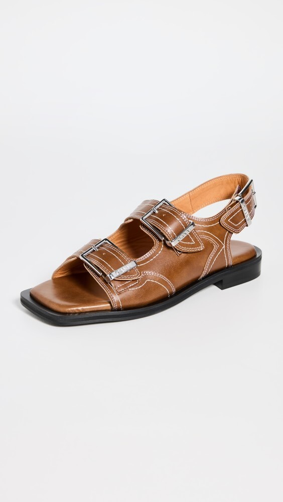 

Сандалии GANNI Embroidered Western