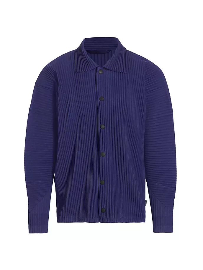 

Плиссированная куртка Heather Homme Plissé Issey Miyake, синий