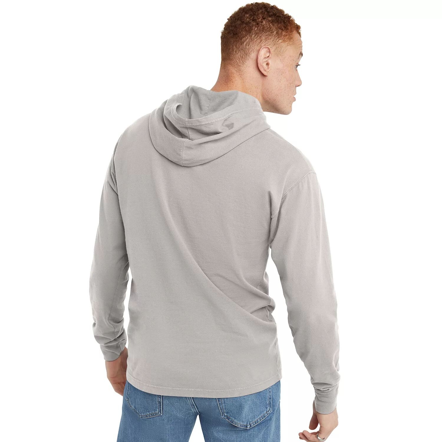 

Мужской пуловер из джерси Hanes Originals с капюшоном, окрашенный в готовом виде