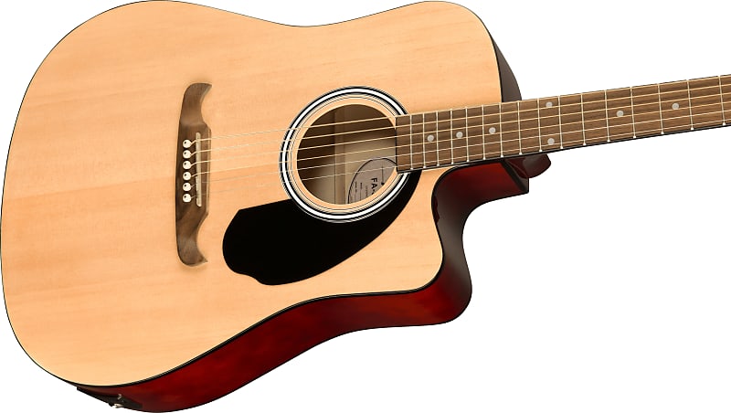 Акустическая гитара Fender FA-125CE, Walnut Fingerboard, Natural auxiliary handle 2pcs for bosch gws10 150c gws10 125ce gws14 125c gws1400 gws14 125ce gws14 150c gws14 4v psf22 psf22a pws550